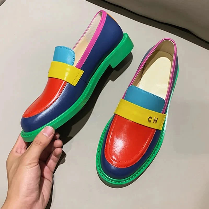 Artisan Leather Platform Sneakers