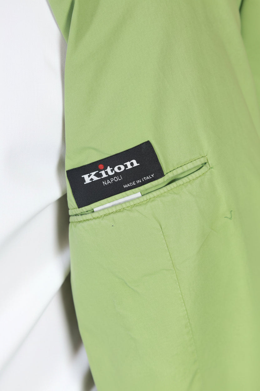 Kiton Solid Cotton Sport Jacket