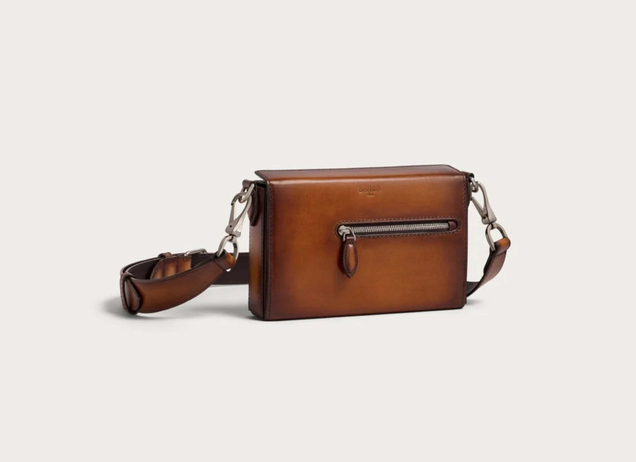 Berluti Un Jour De Poche Messenger in Venezia Calf Leather