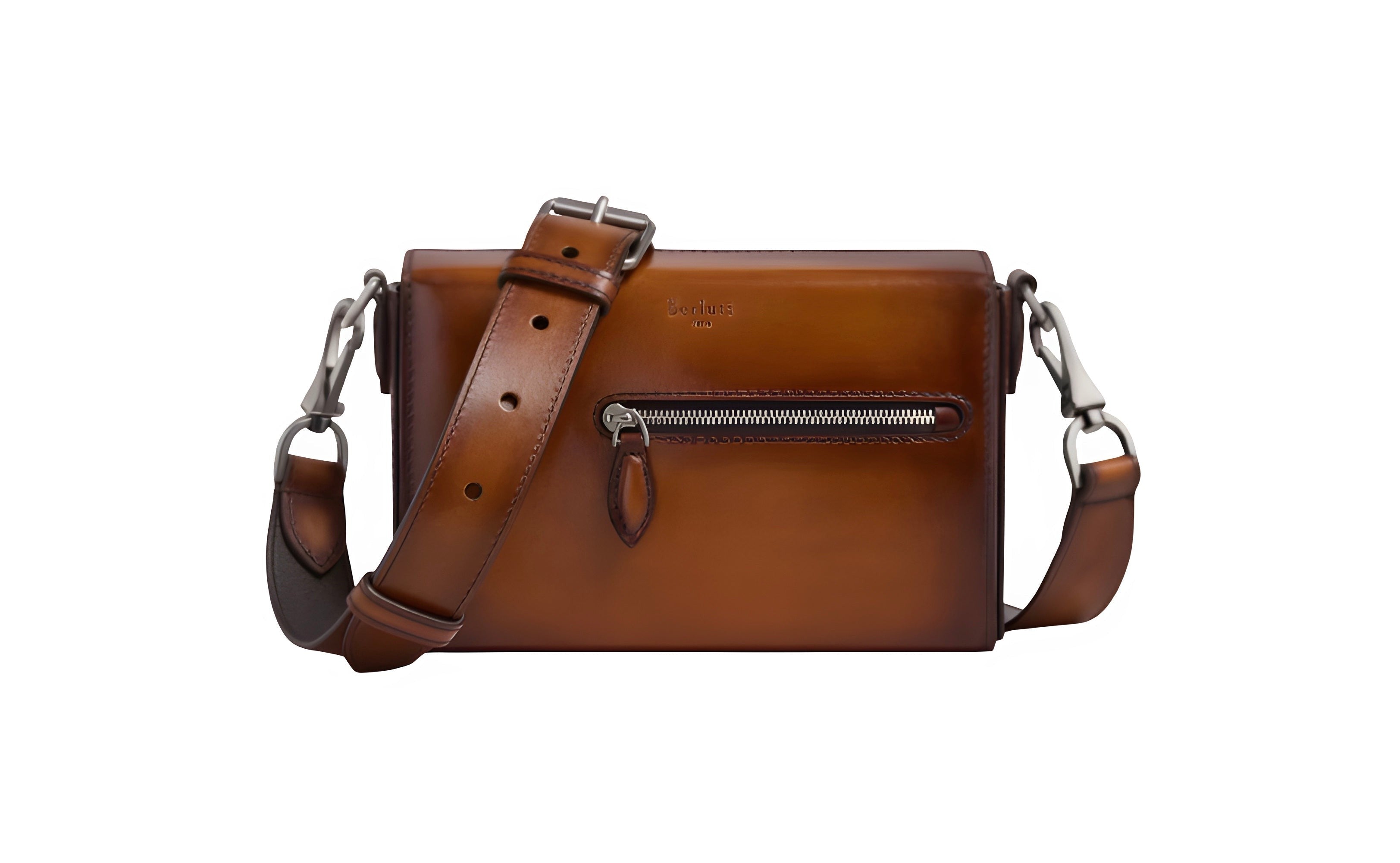 Berluti Un Jour De Poche Messenger in Venezia Calf Leather