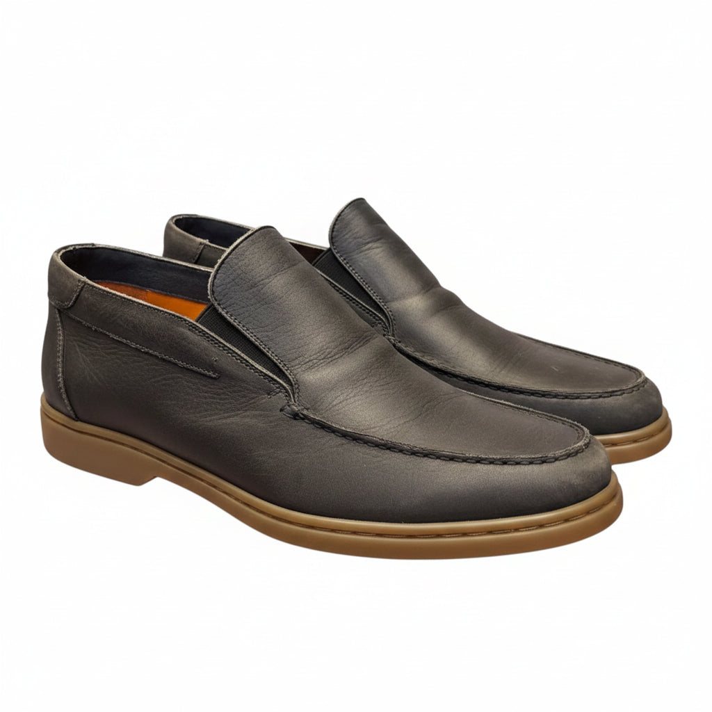 Andrea Ventura Shiny Leather Loafers