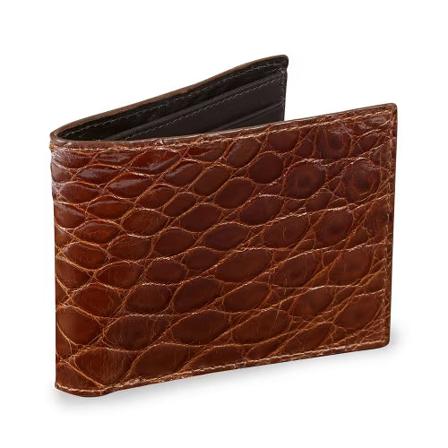 Handcrafted Alligator Leather Bifold Wallet