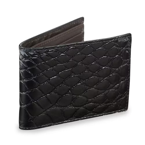 Handcrafted Alligator Leather Bifold Wallet
