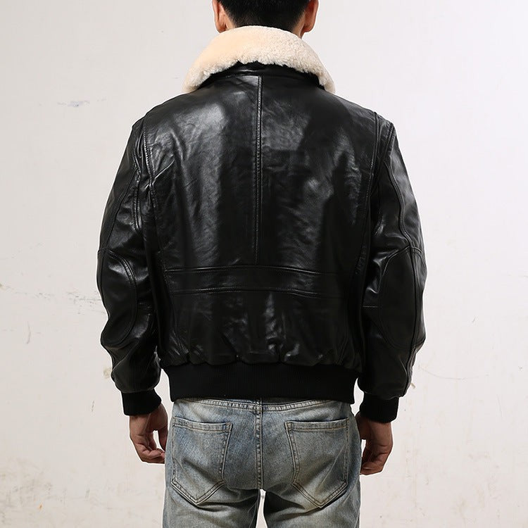 Heritage Aviator Sheepskin Flight Jacket