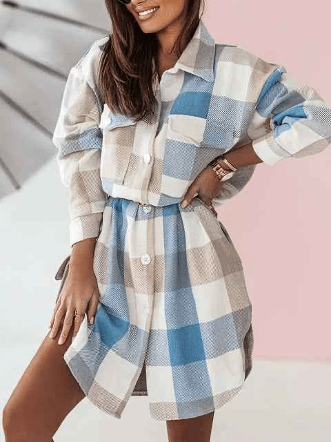 Heritage Plaid Longline Coat
