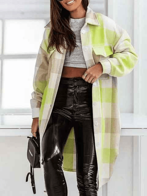Heritage Plaid Longline Coat