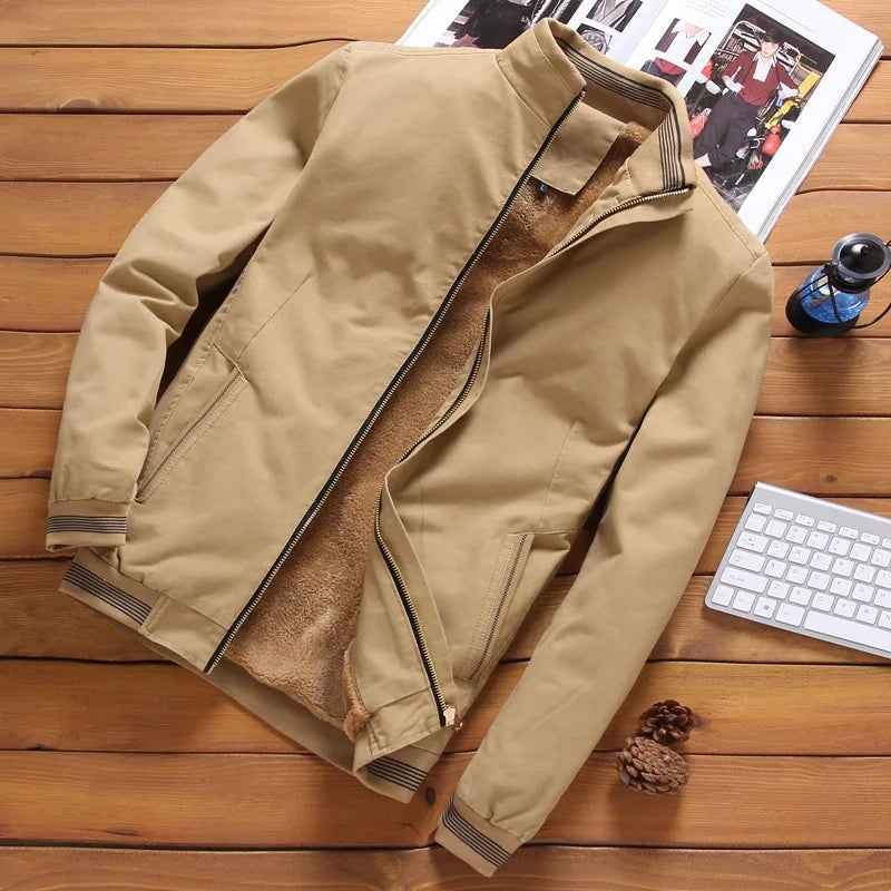 Men's Tailored, Premium Cotton Bomber Jacket