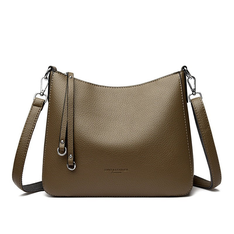 Genuine Leather Crossbody Bag – Urban Minimalist Collection