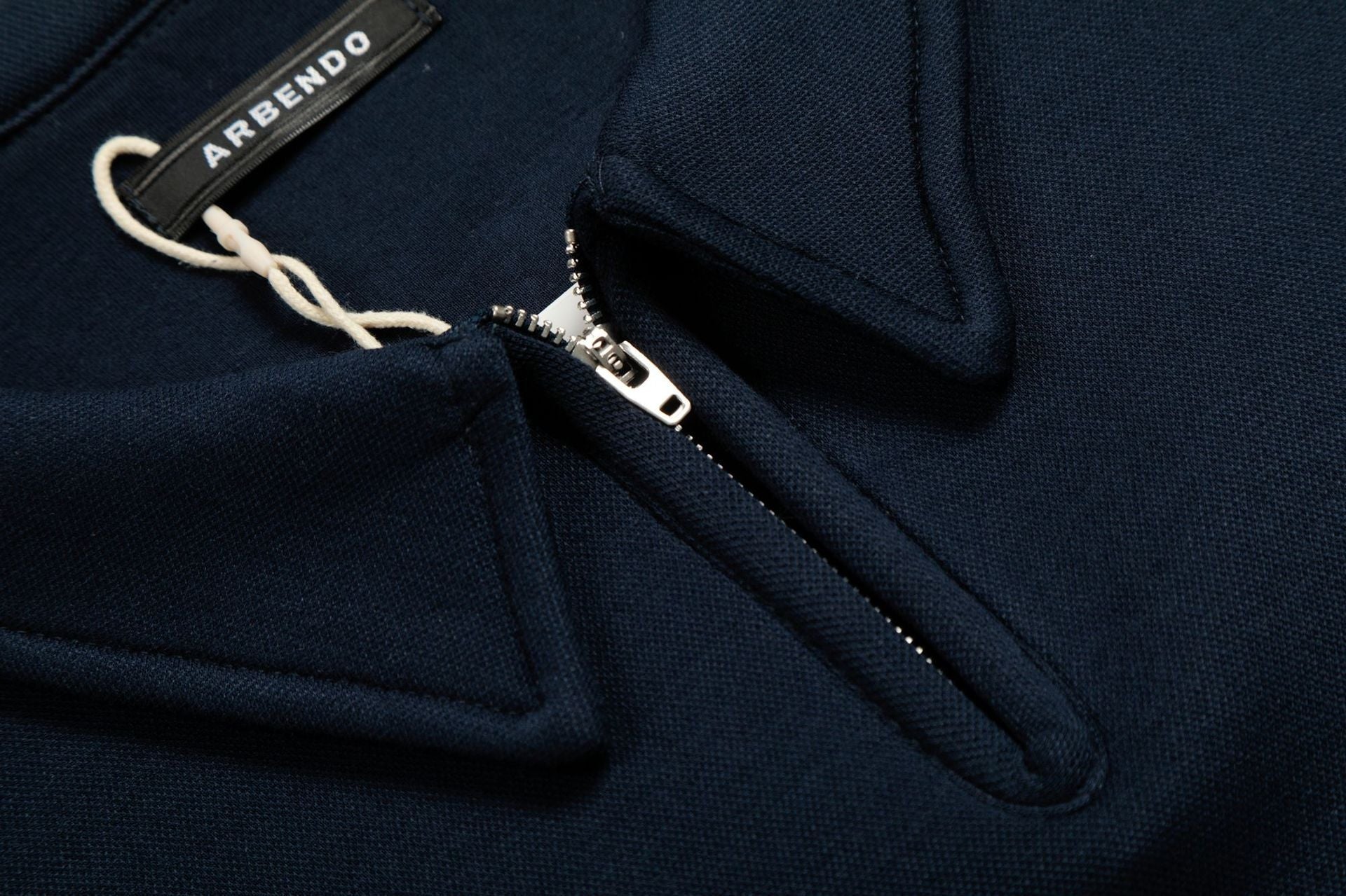 Half-Zip Polo Neck Pullover Hoodie