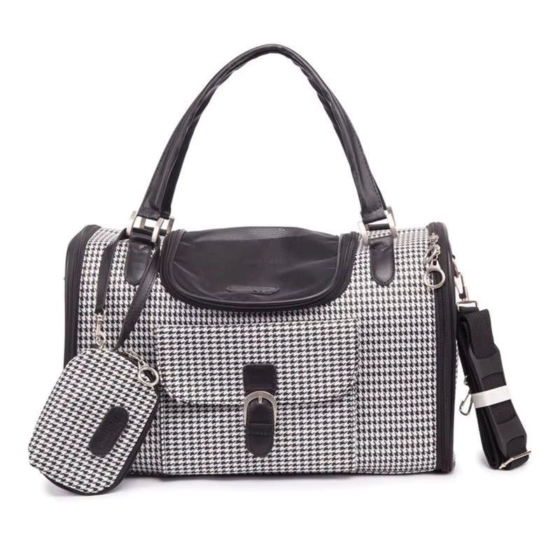 Luxury Crocodile-Embossed Pet Carrier