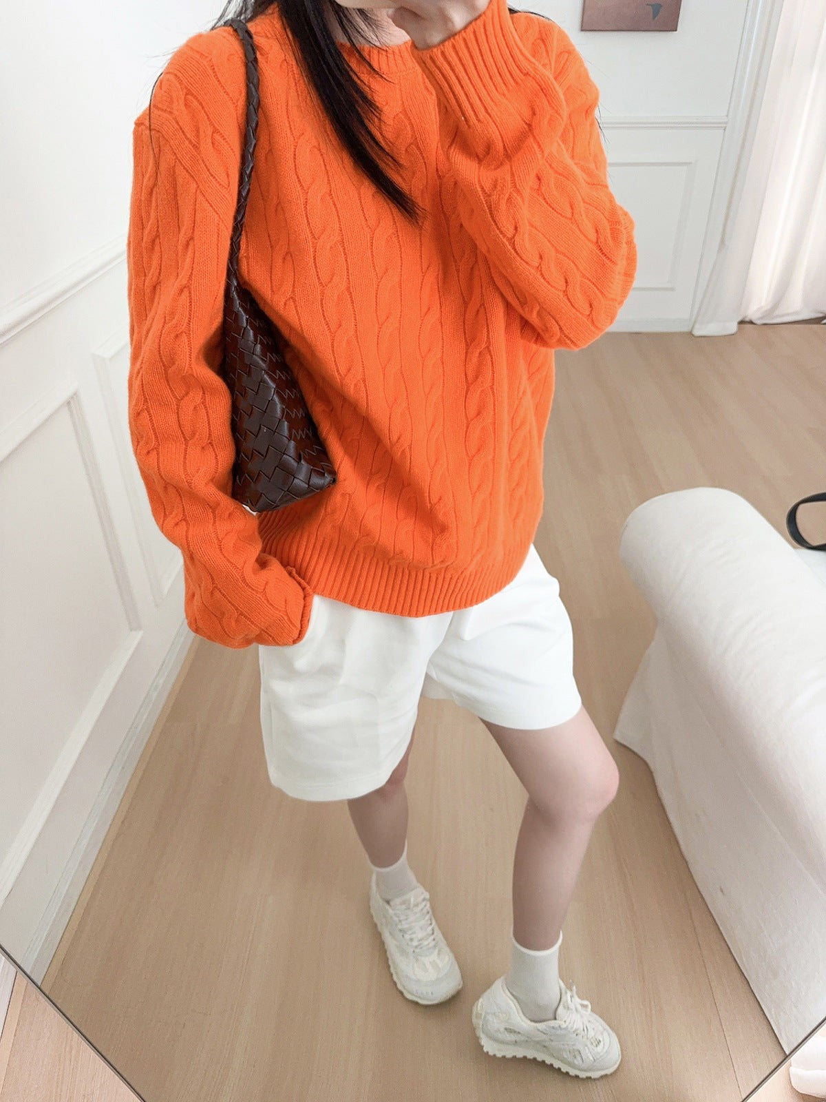 Artisan Cable Knit Wool Pullover