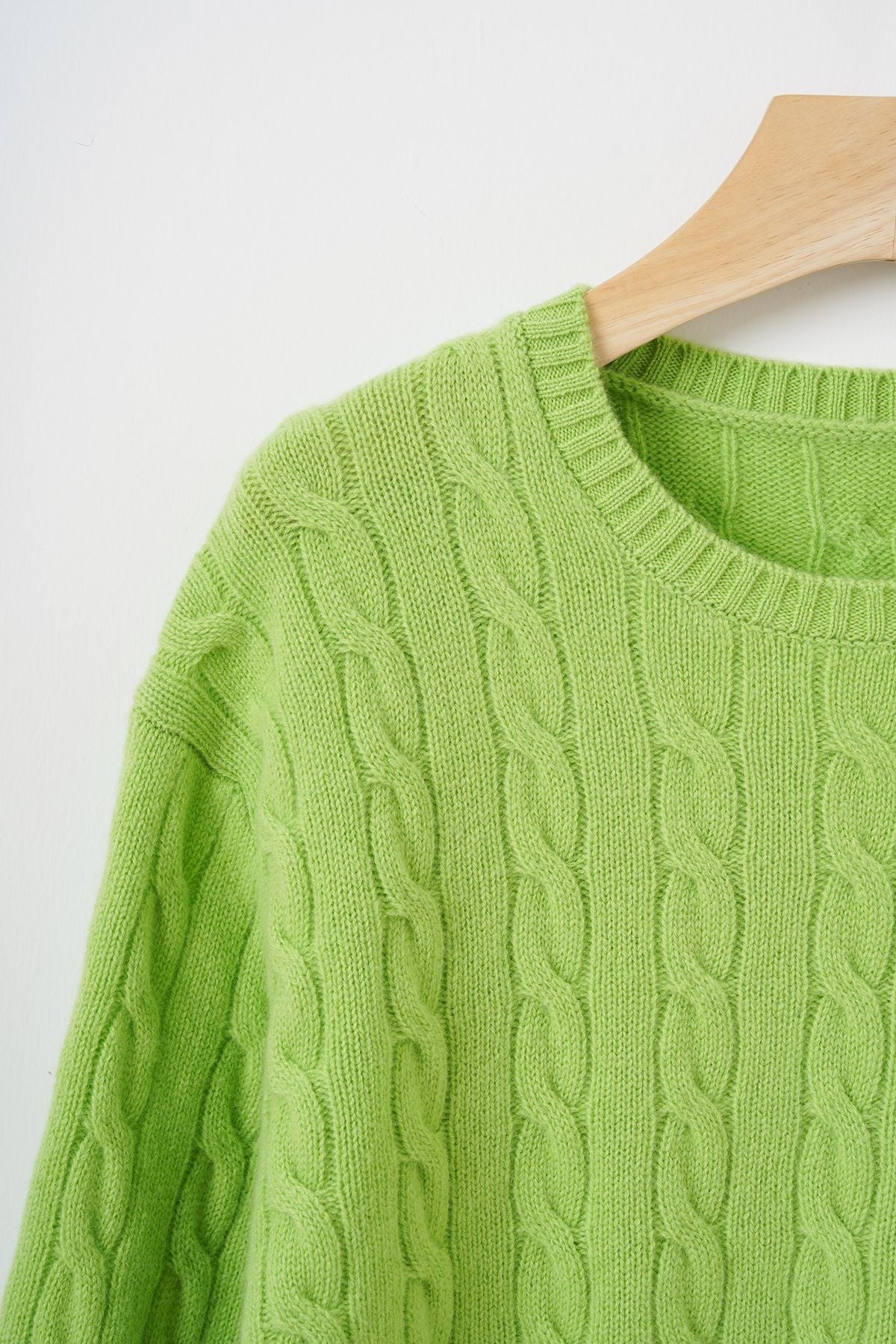 Artisan Cable Knit Wool Pullover