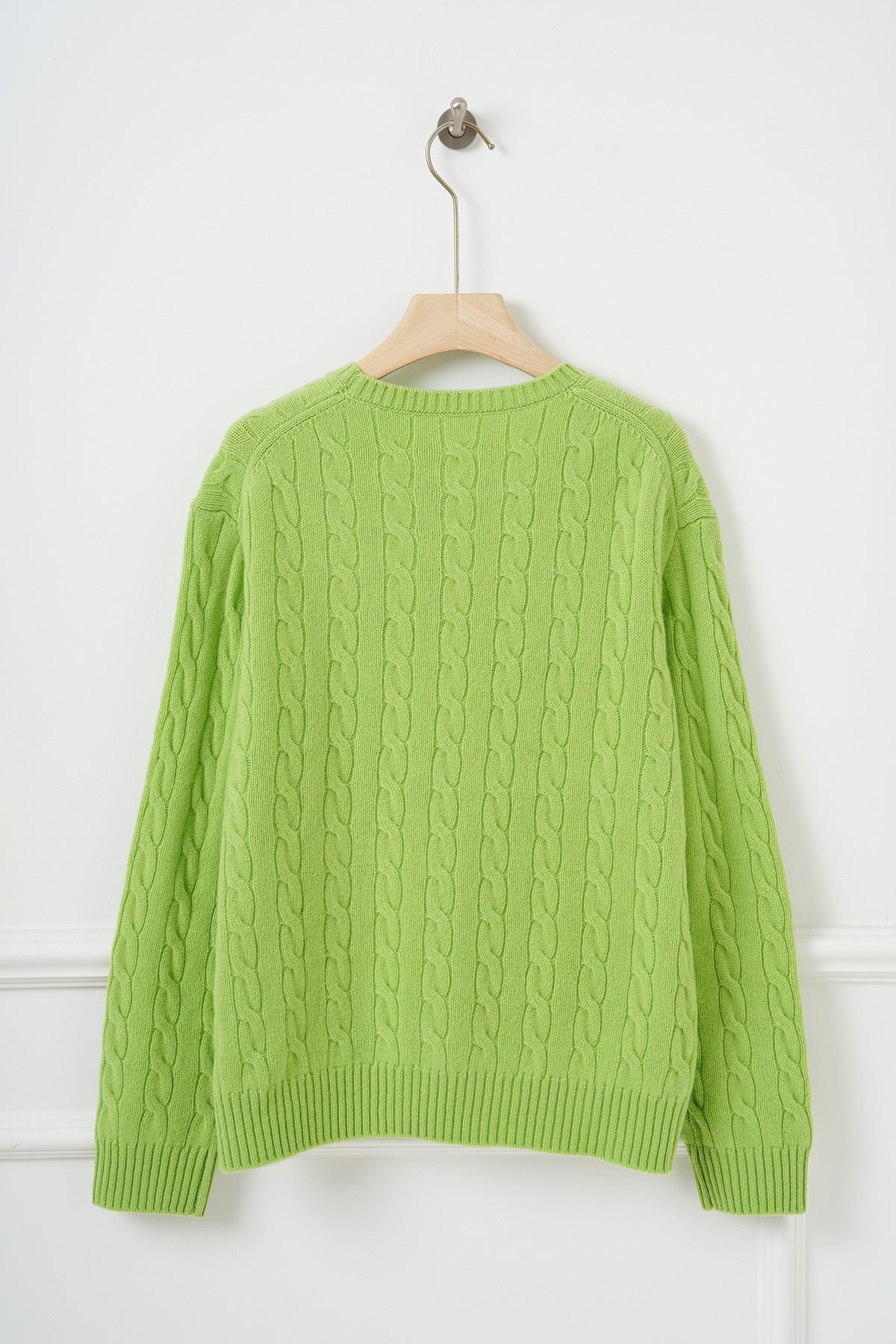 Artisan Cable Knit Wool Pullover