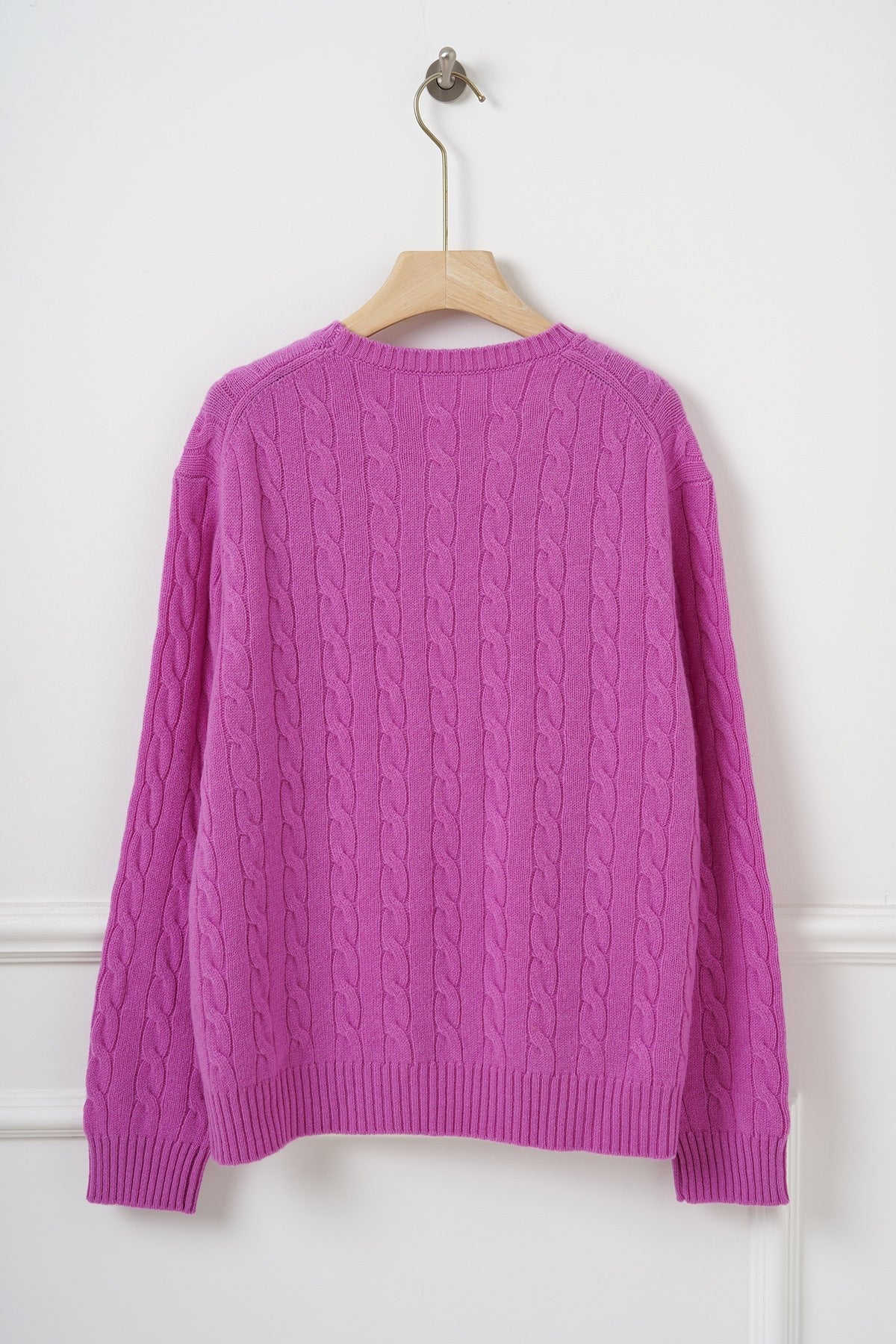 Artisan Cable Knit Wool Pullover