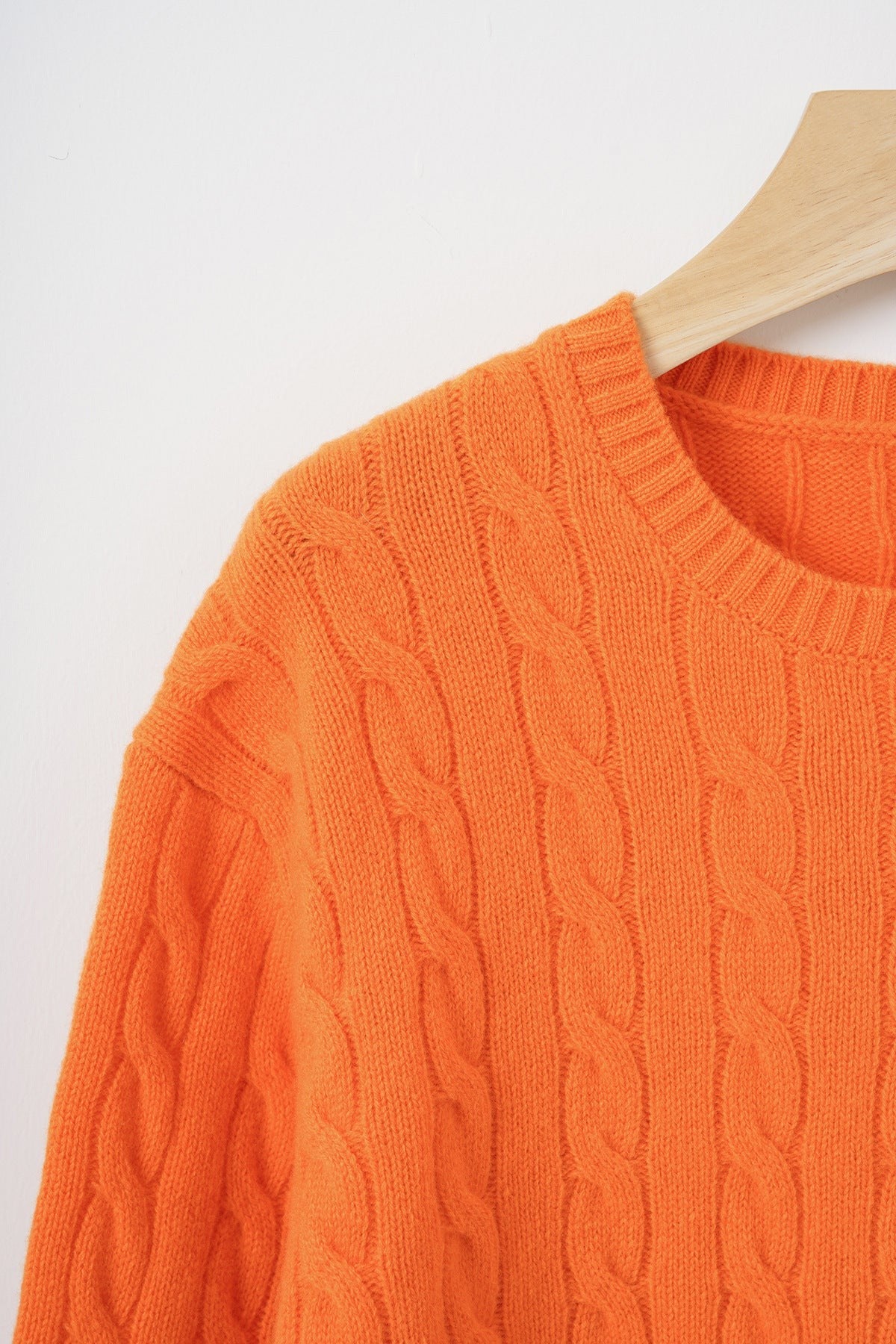 Artisan Cable Knit Wool Pullover
