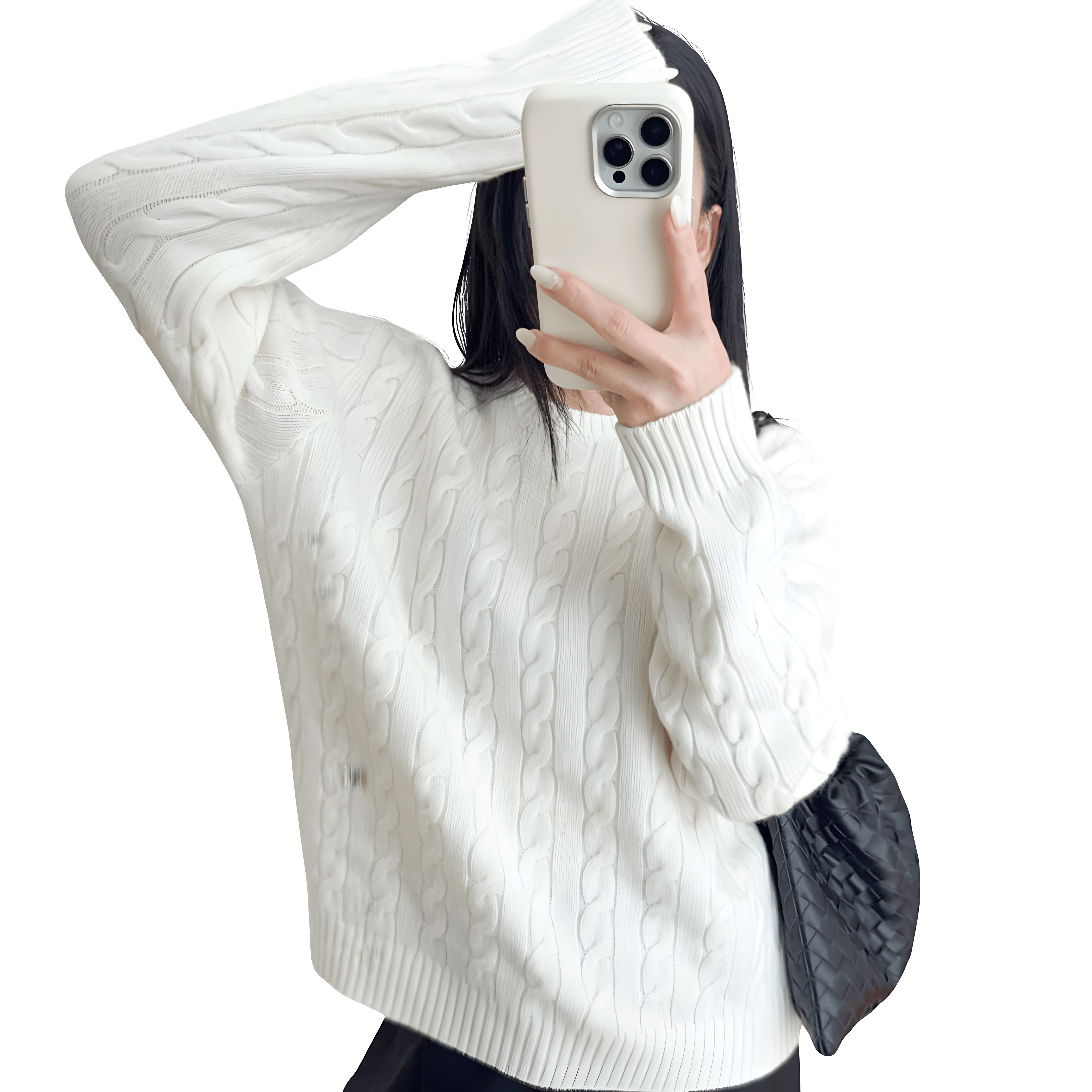 Artisan Cable Knit Wool Pullover