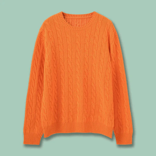 Artisan Cable Knit Wool Pullover