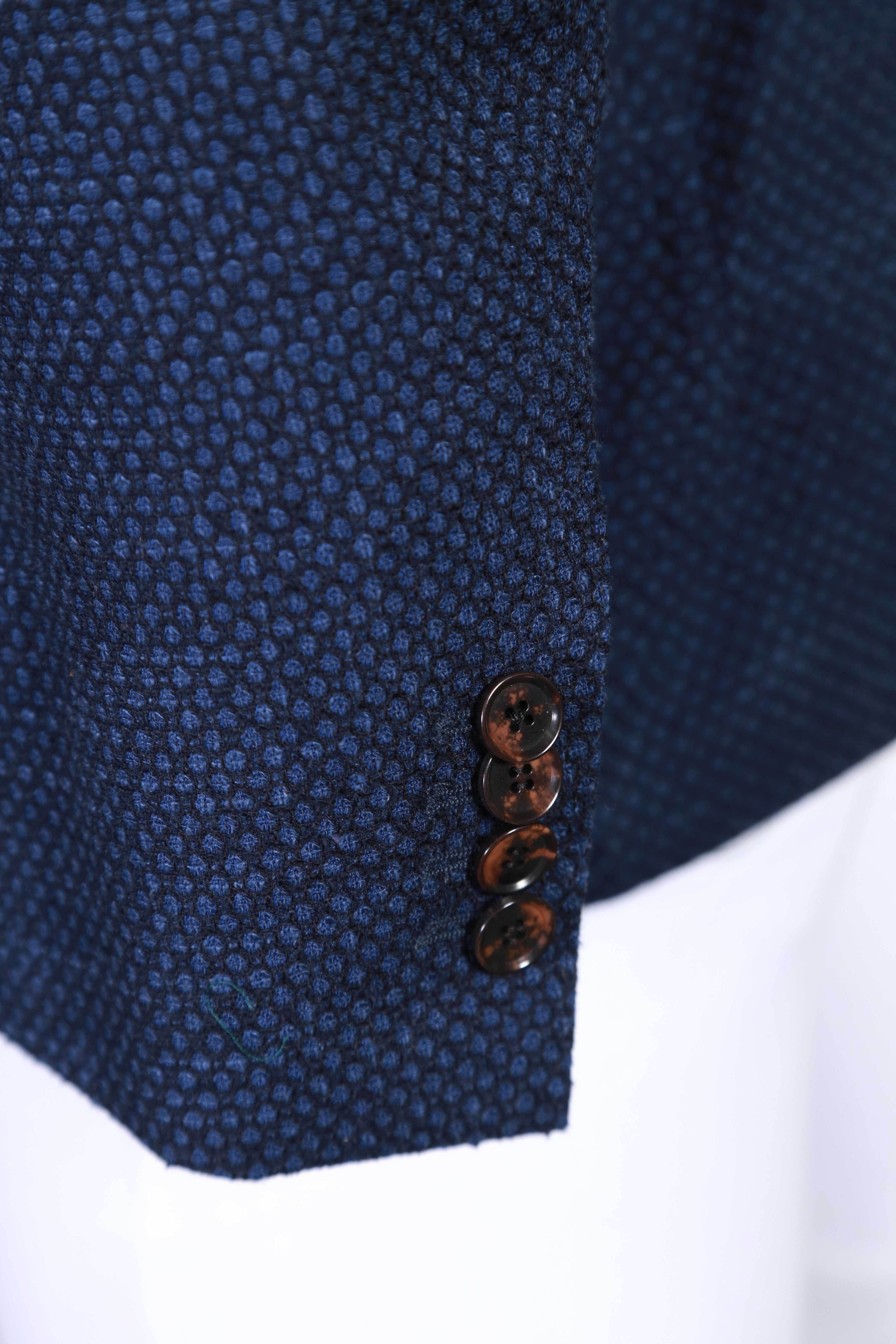 Sartorio Birdseye Virgin Wool Double Breasted Sport Jacket