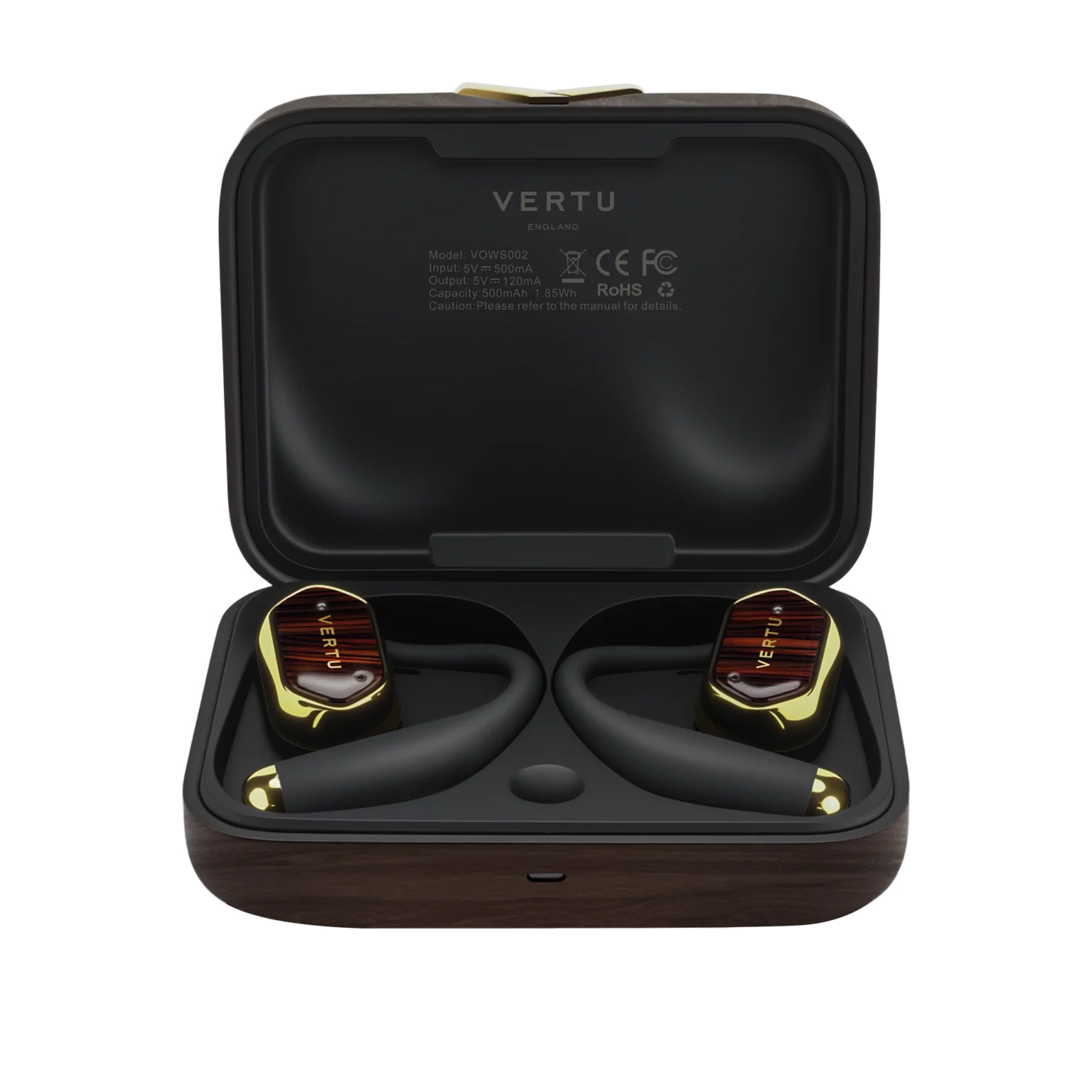 Phantom Series — Open-Wear AI Earbuds in Premium Wood