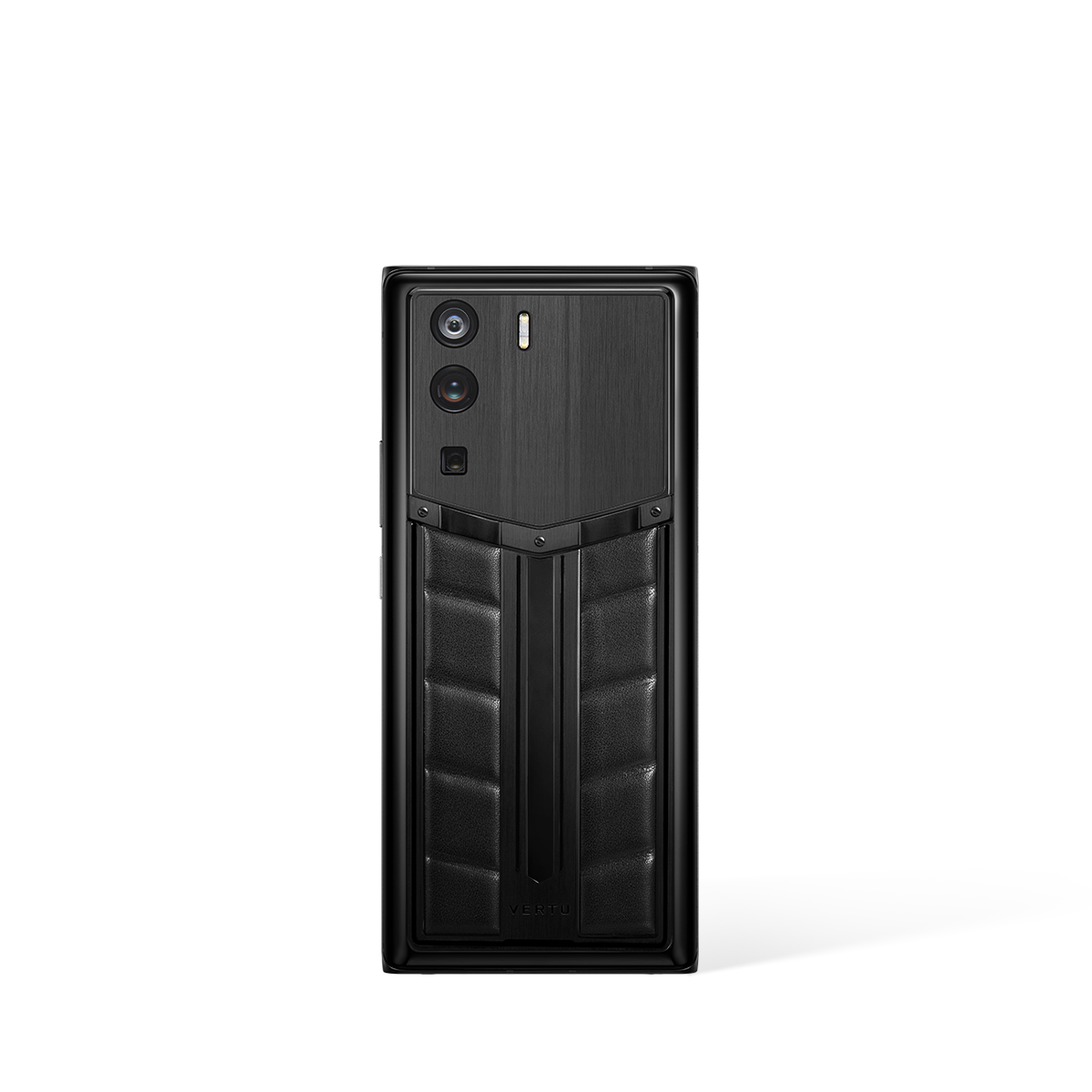 Metavertu Onyx Black — Race Track Calfskin 5G Web3 Smartphone