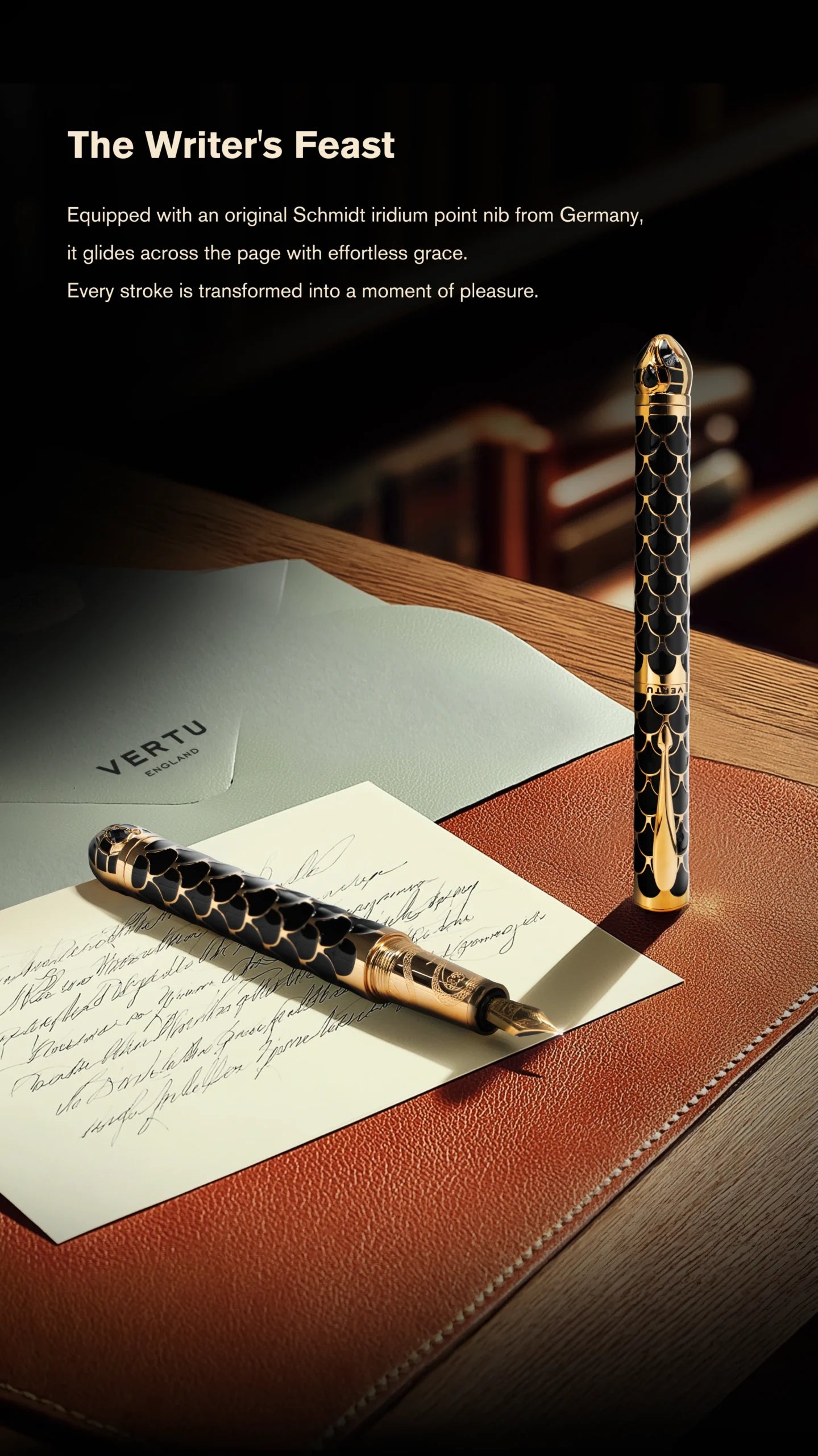 Vertu Serpent Scepter — Luxury Fountain Pen