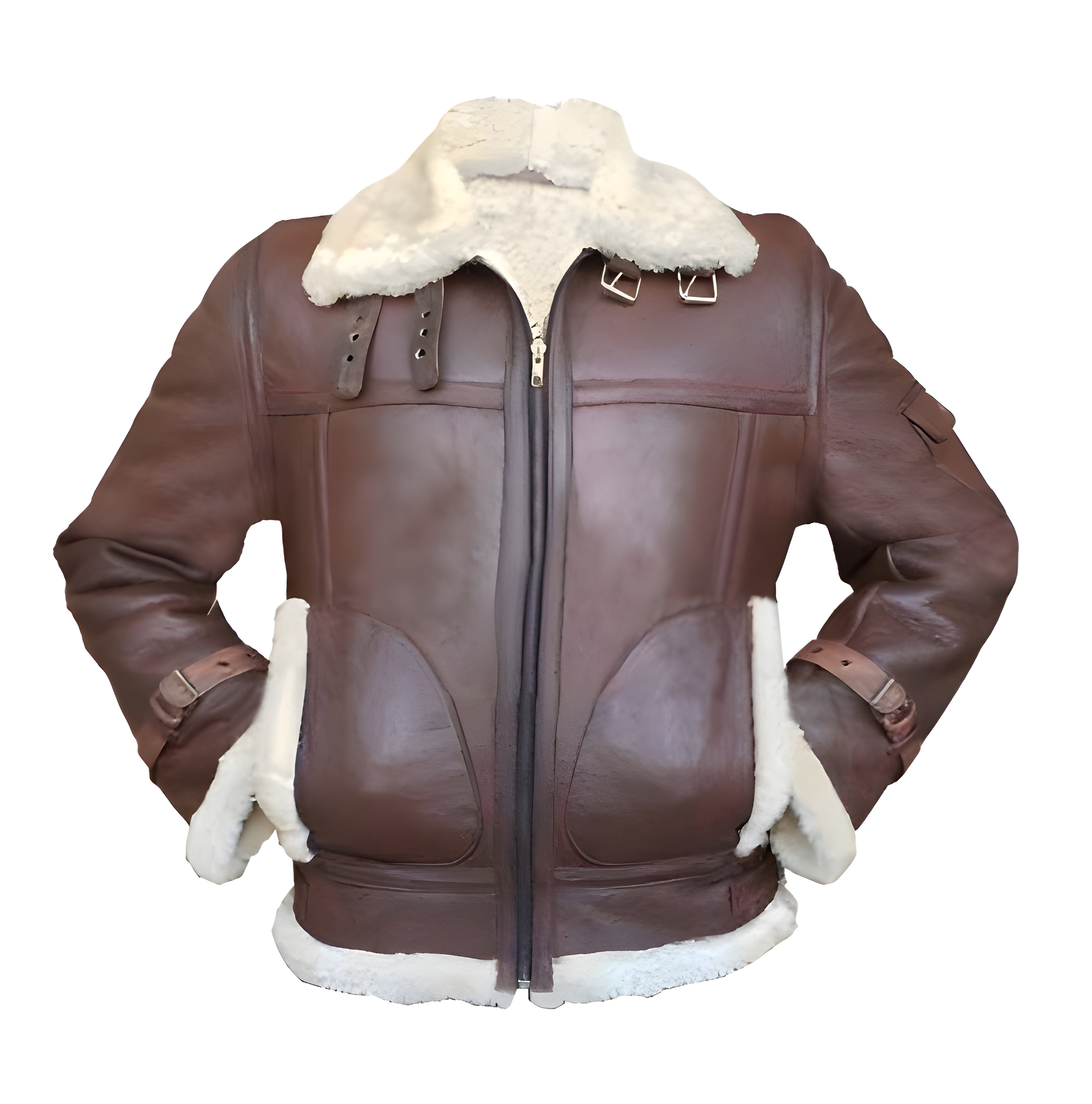 B3 Aviator Bomber Jacket — Handcrafted Shearling & Sheepskin Leather