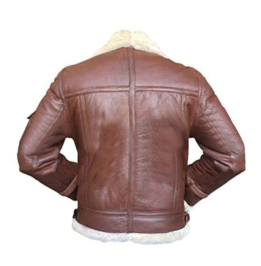 B3 Aviator Bomber Jacket — Handcrafted Shearling & Sheepskin Leather