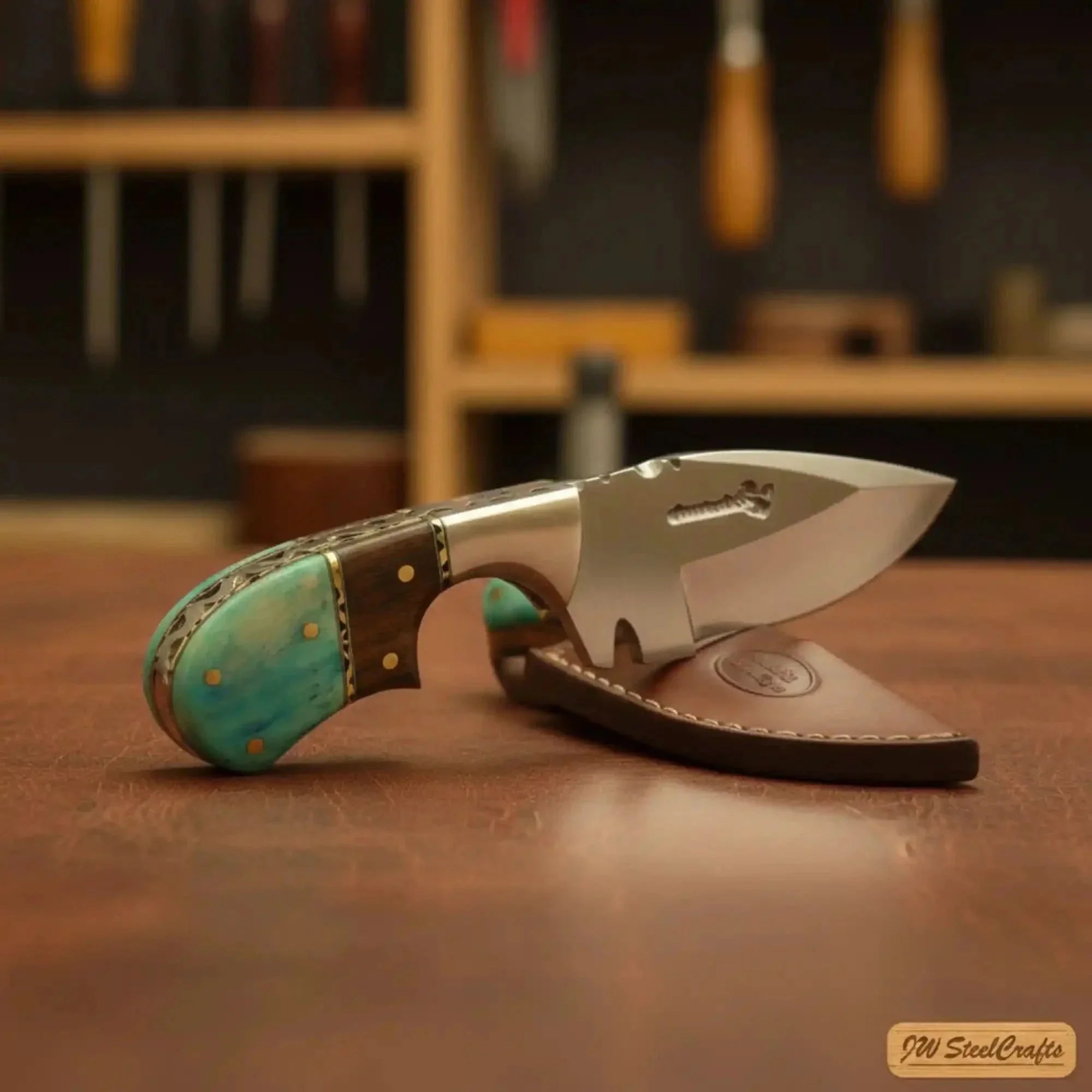 Compact Small Skinner Knife 2.5” Blade Handle Durable EDC Tool