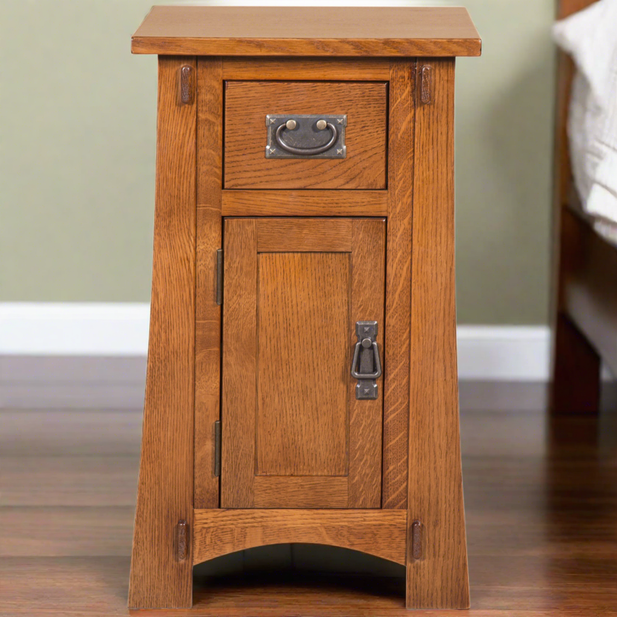 Mission Tapered Leg Narrow Nightstand