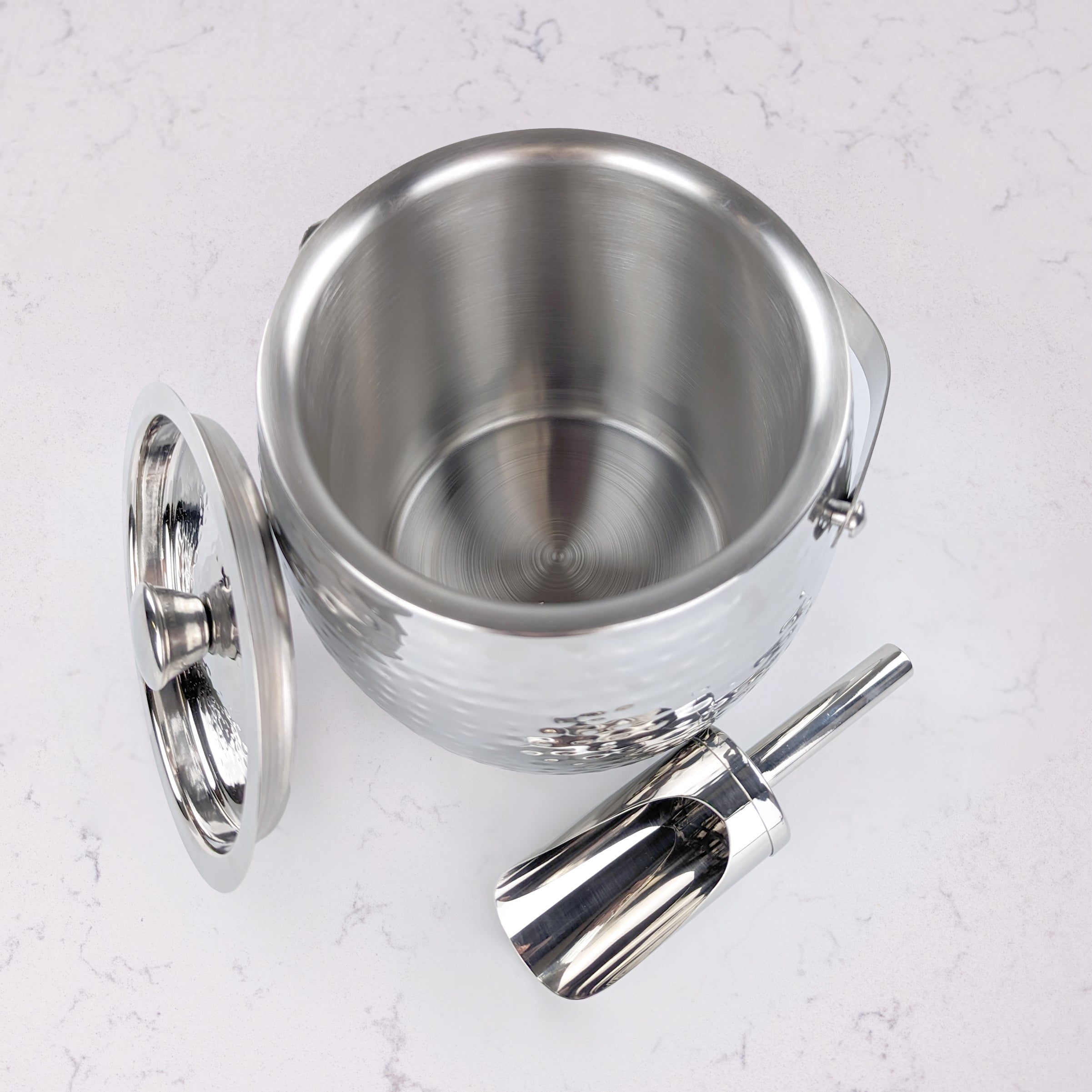Iceberg Insulated Stainless Steel Ice Bucket with Lid & Scoop | BREKX