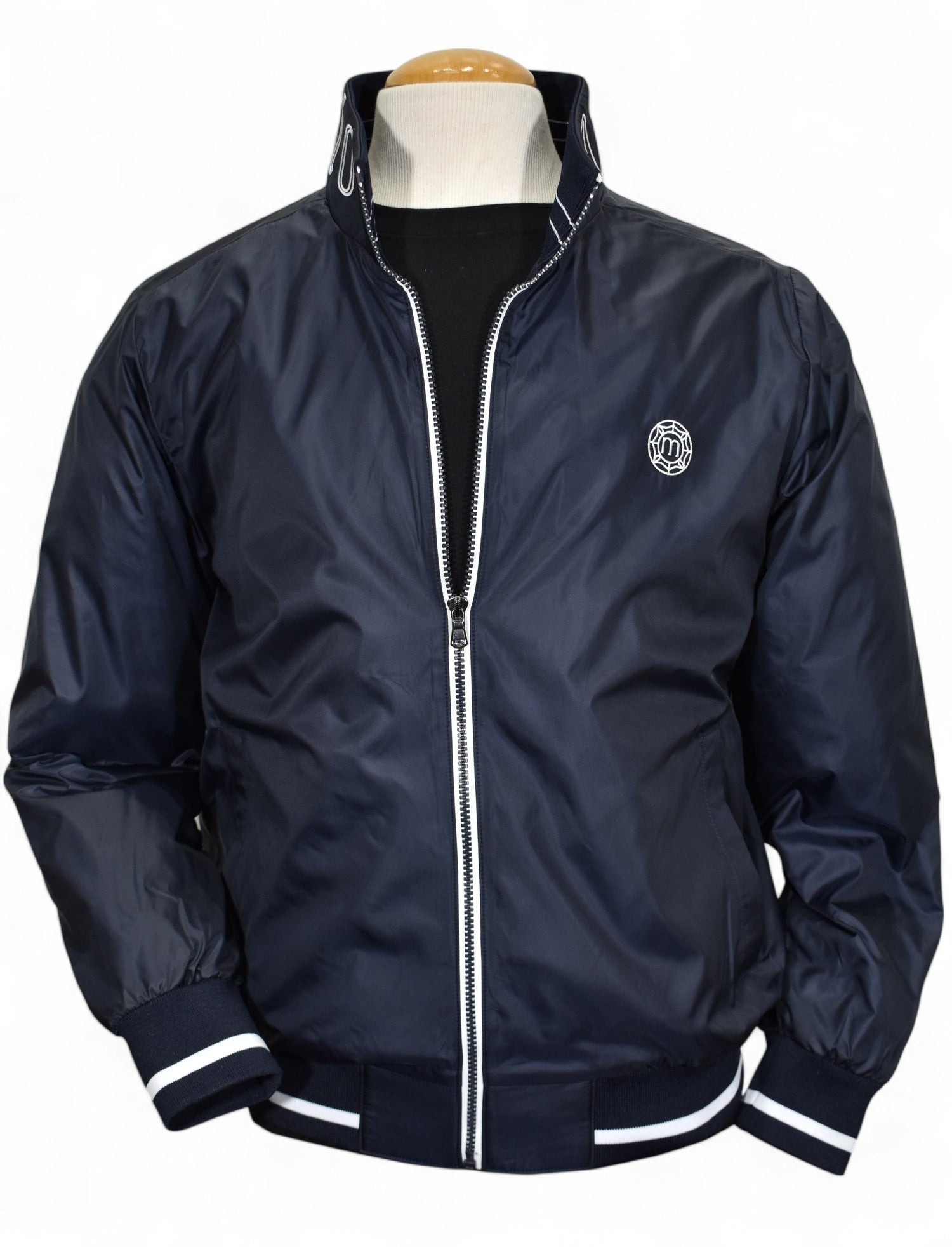 J441 Navy Marcello Nautique Windbreaker