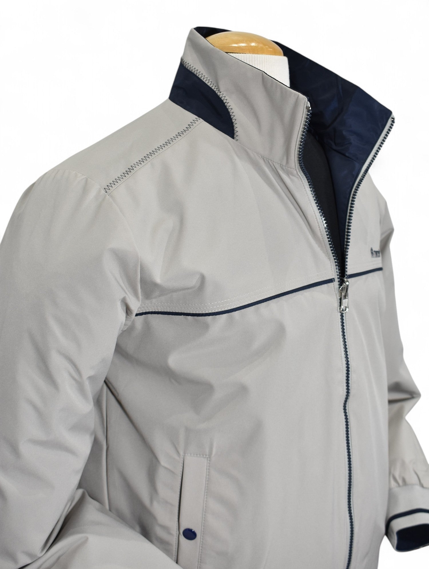 J444R Beige Reversible Windbreaker