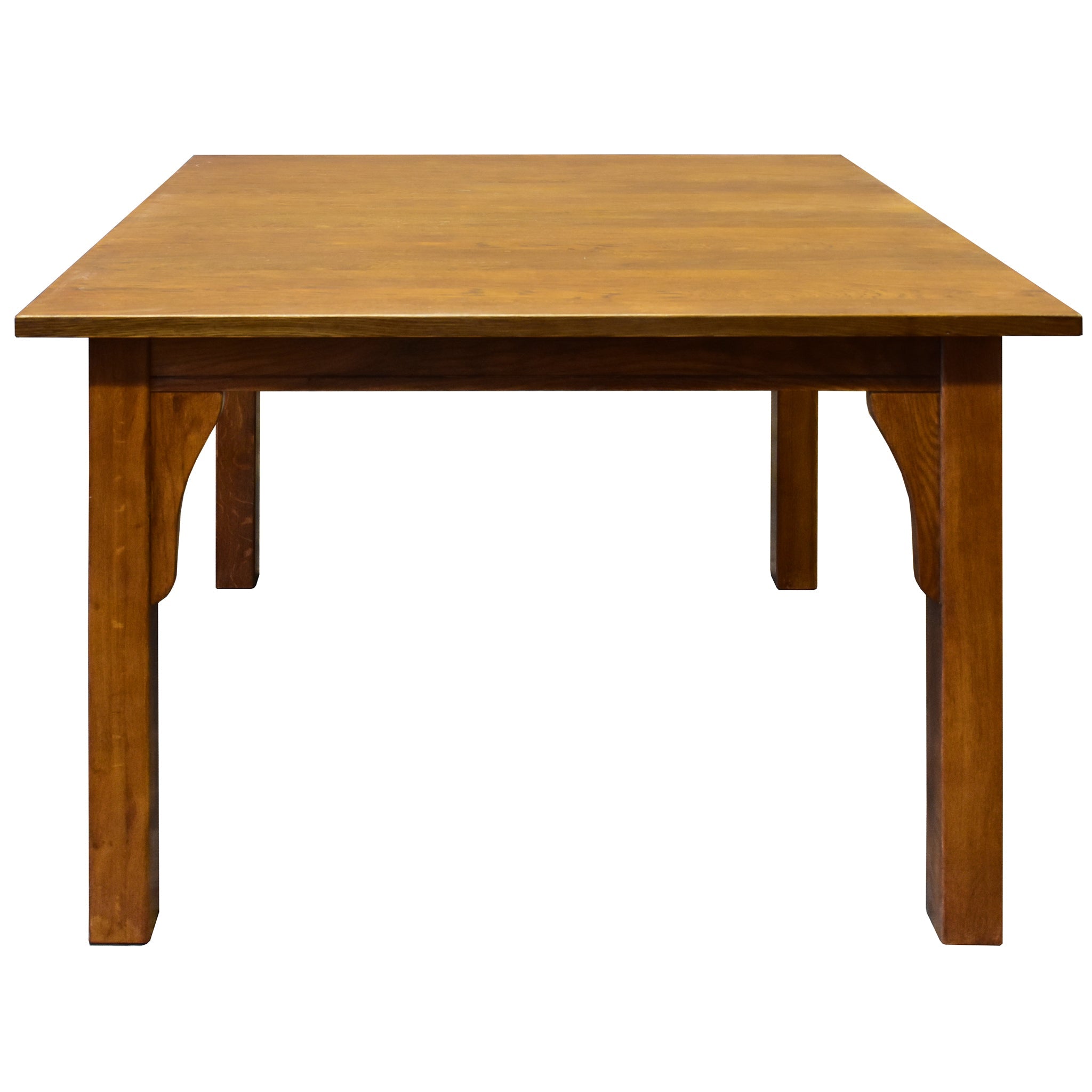 Mission Style White Oak Square Dining Table Set - (2 Colors Available)