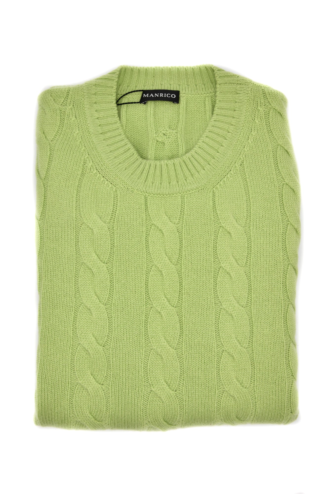 Manrico Cashmere Cable Knit Sweater
