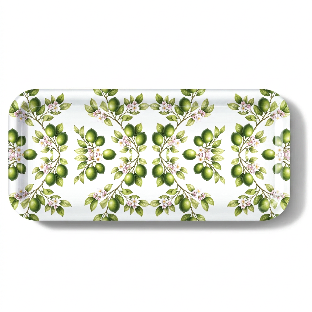 Lime Grove Narrow Birchwood Small Decorative Tray