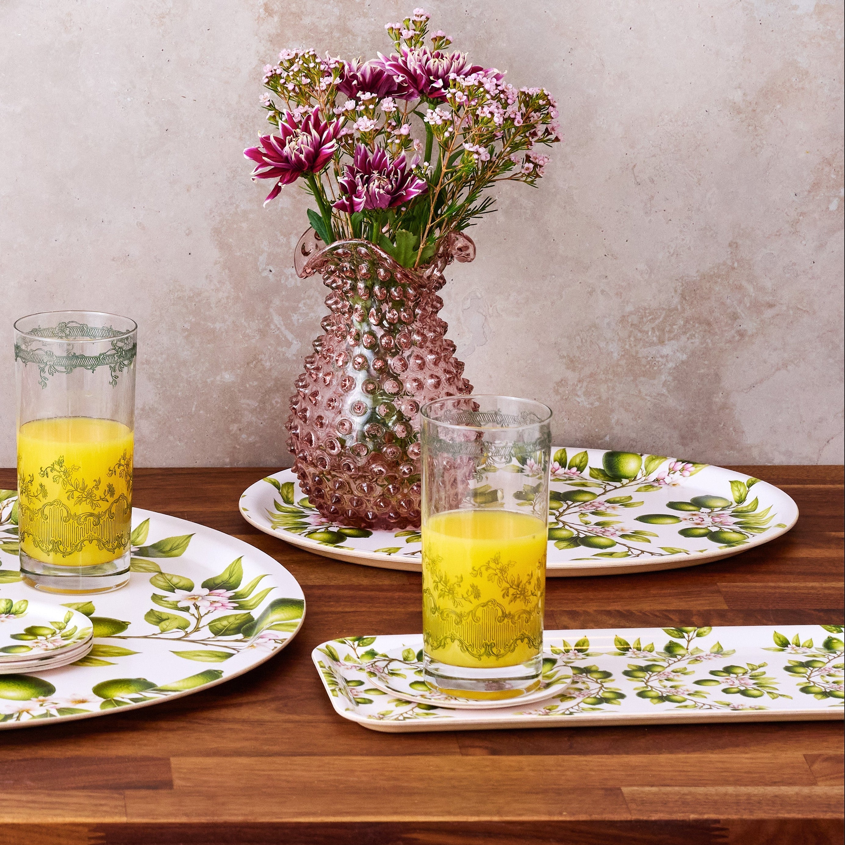 Lime Grove Narrow Birchwood Small Decorative Tray