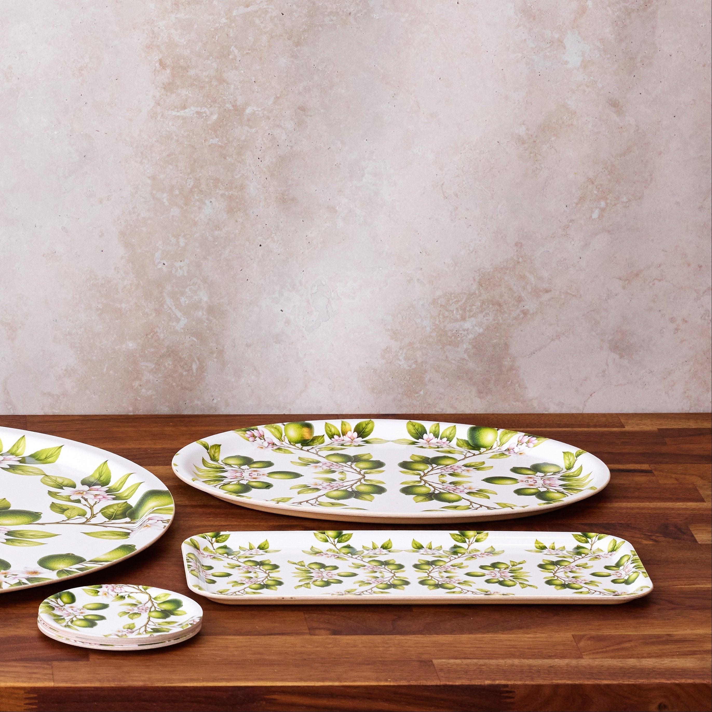 Lime Grove Narrow Birchwood Small Decorative Tray