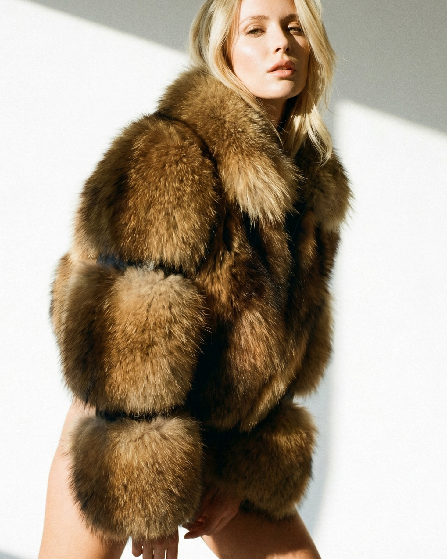 Lioness Fur Bomber Jacket