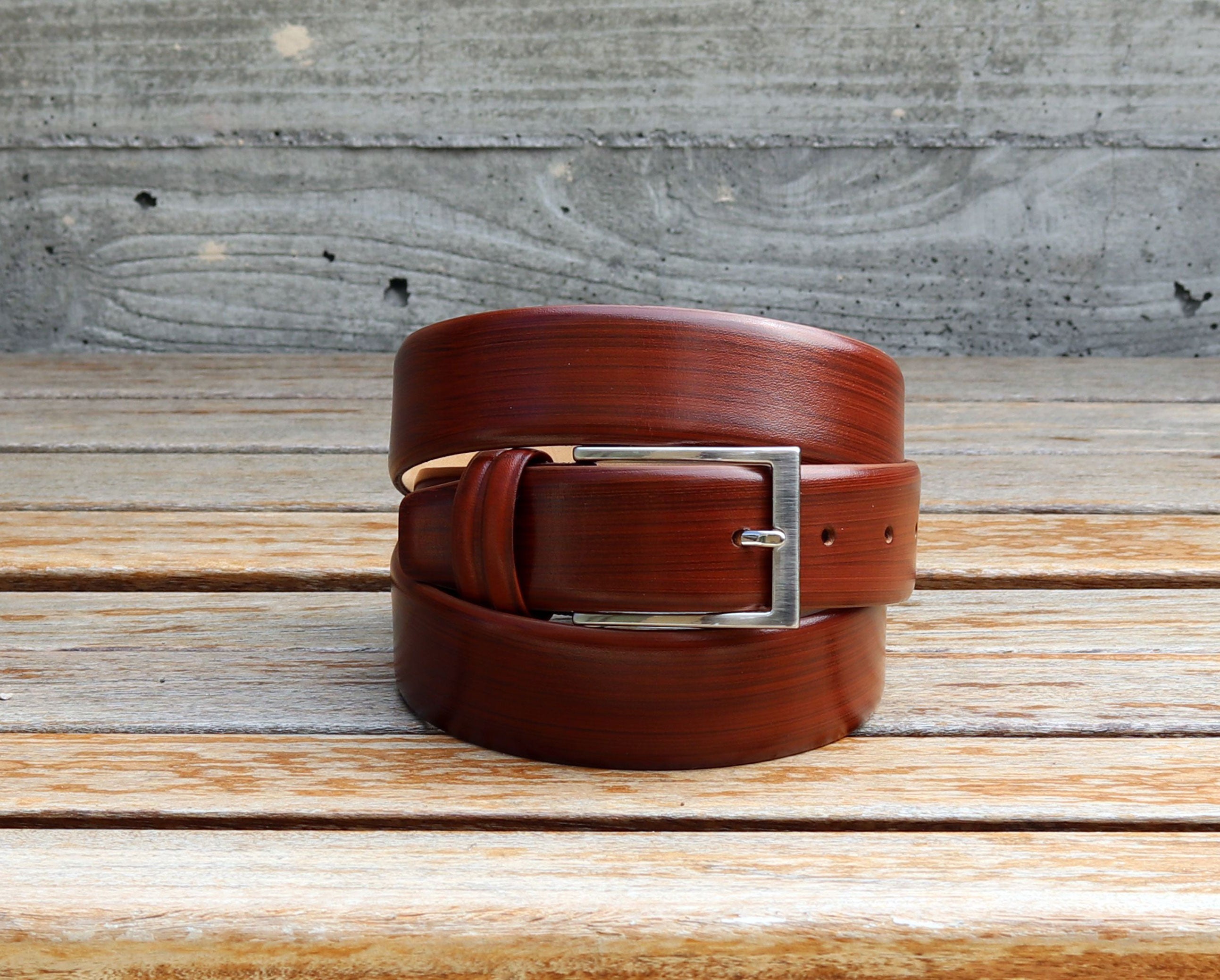 Maurice Leather Belt - Camel