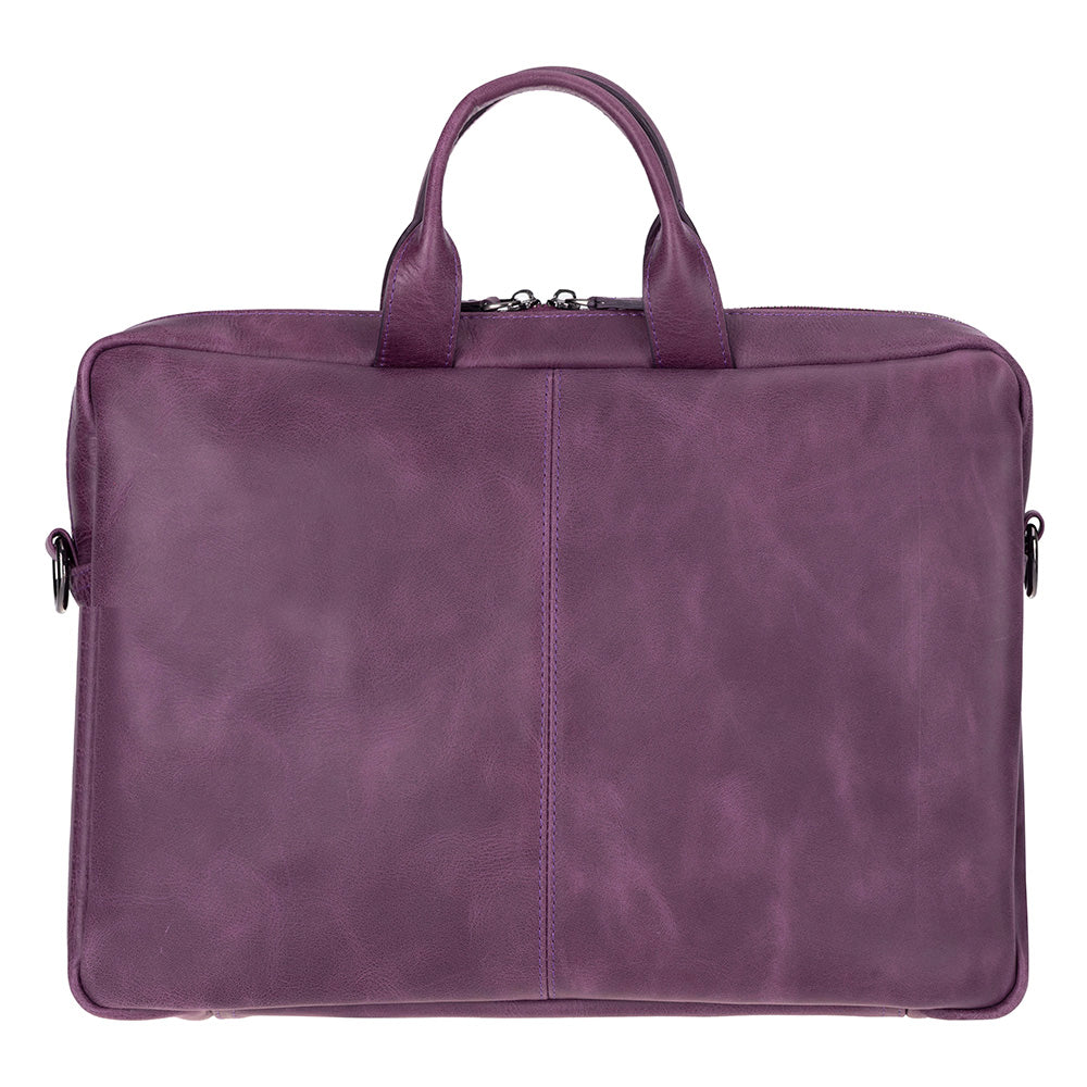 Apollo Leather Business Briefcase / Laptop Case 14"