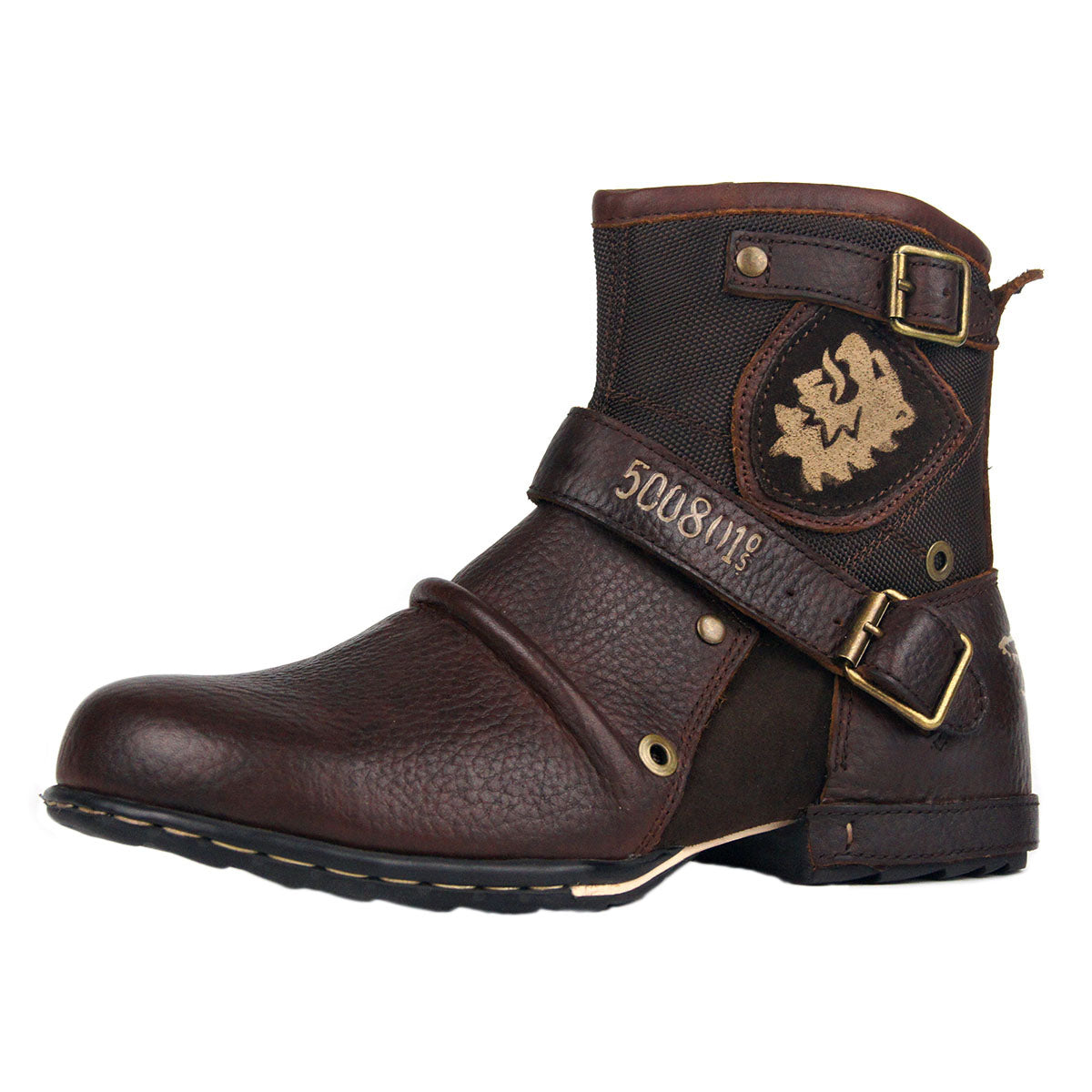 Men's Genuine Leather Ankle Boots-Winter