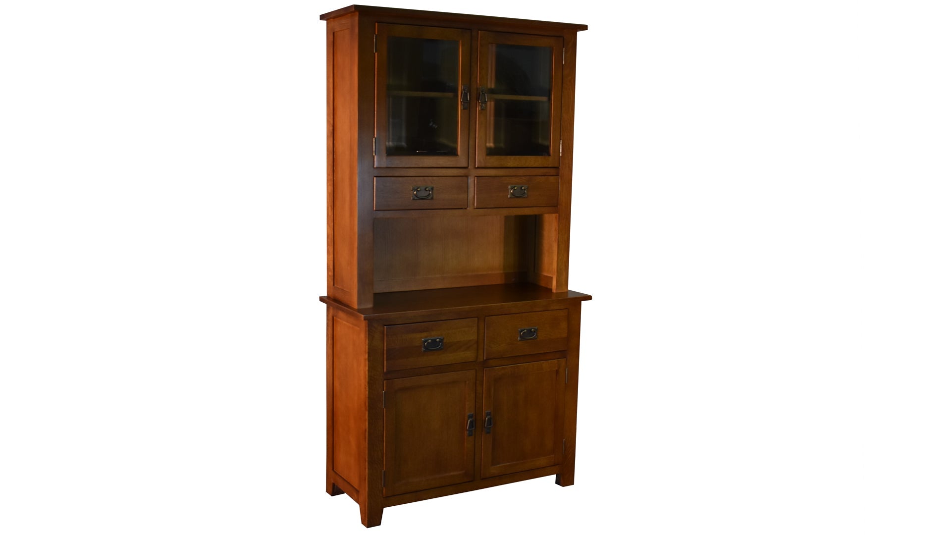 Mission 4 Door & 4 Drawer China Cabinet - Michael's Cherry