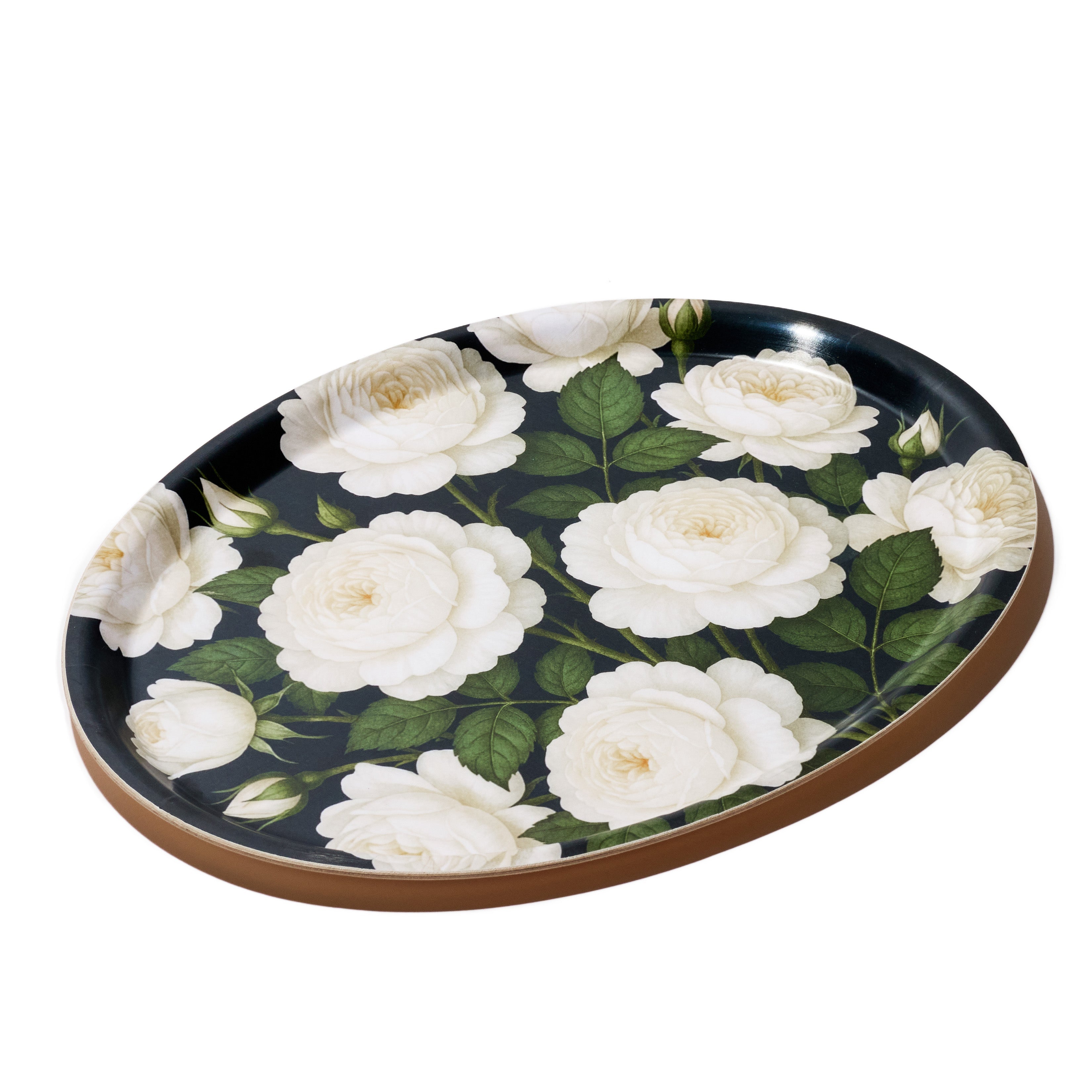 Night Garden Birchwood Decorative Tray - Oval