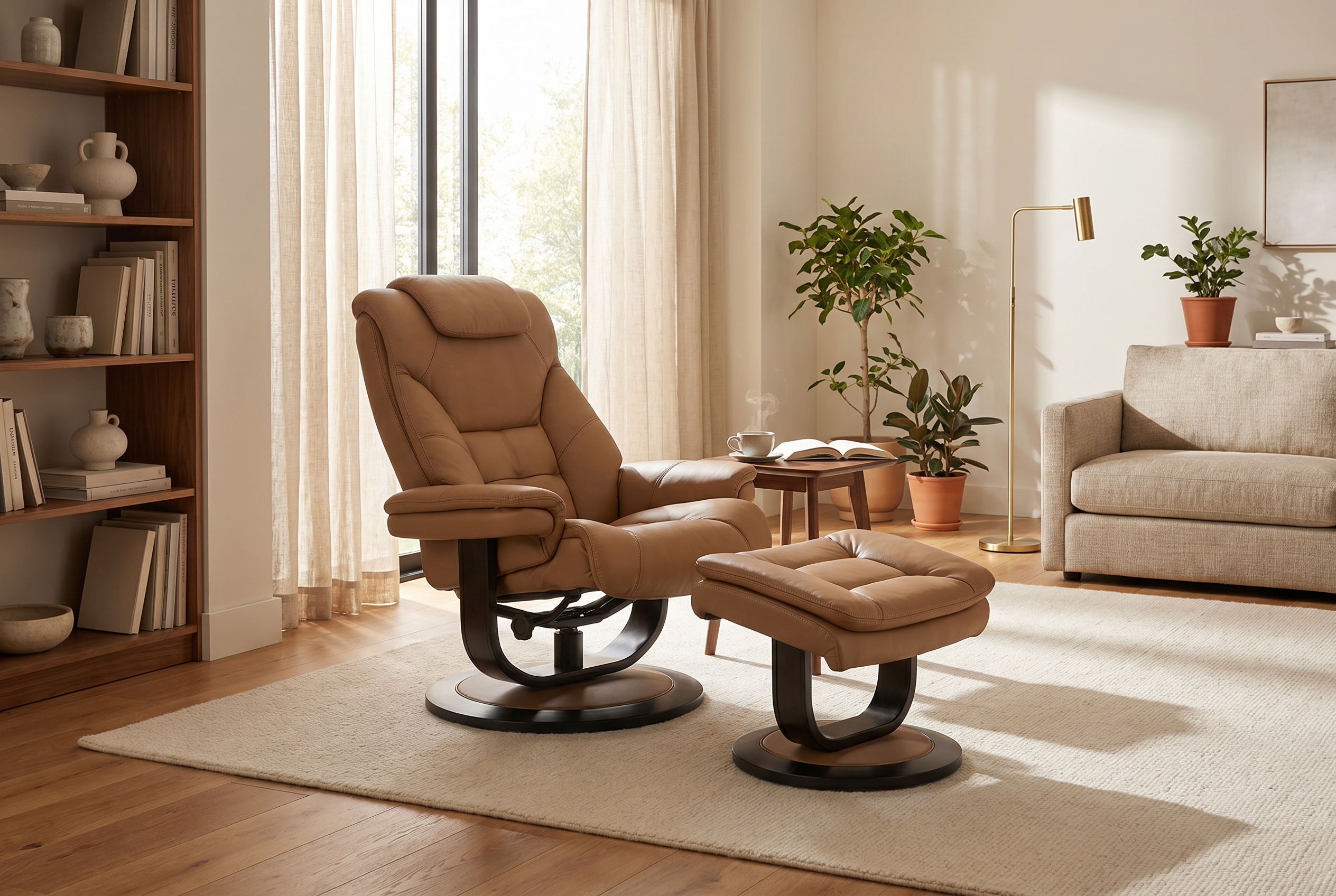 Oslo Euro Recliner w/ Ottoman