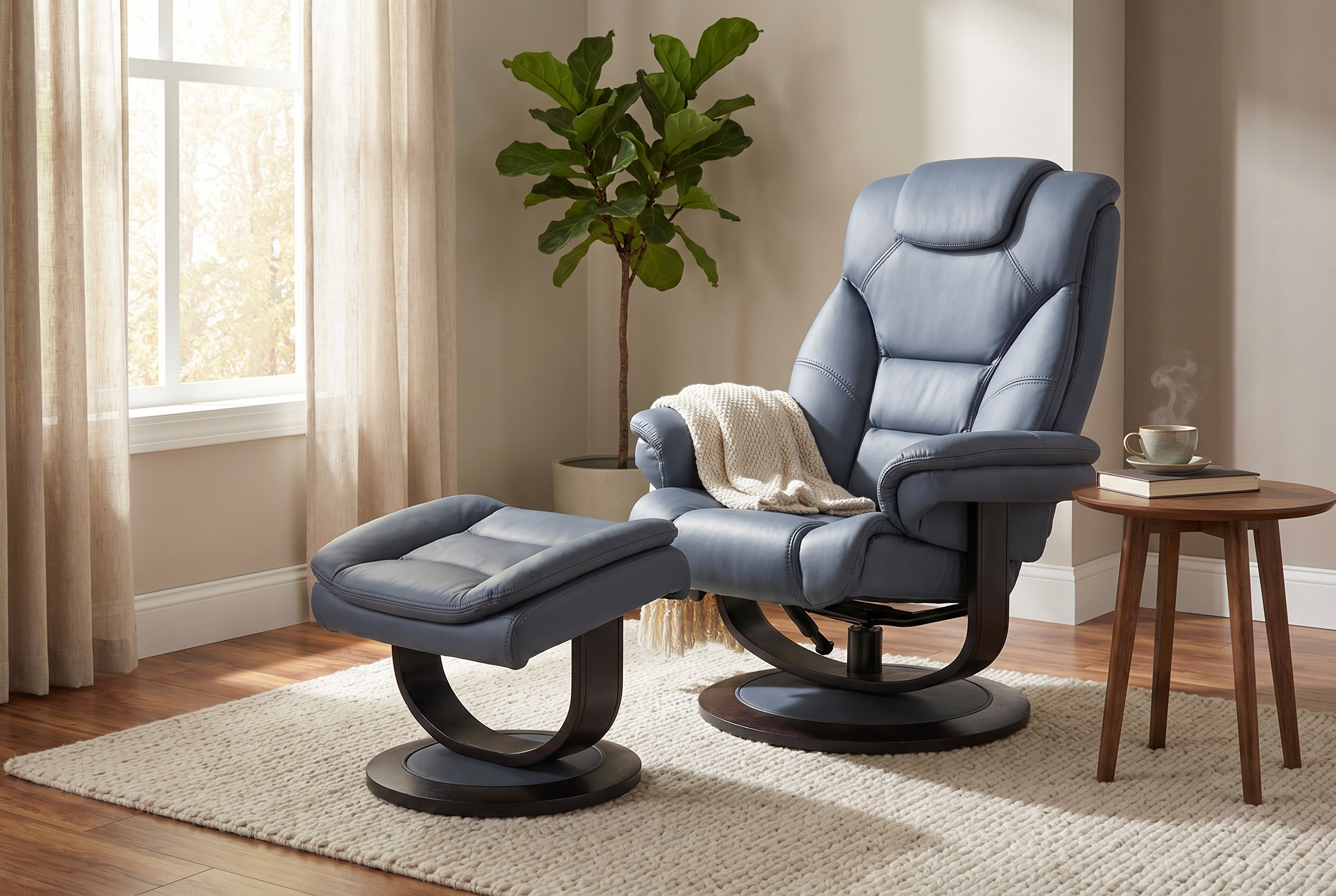 Oslo Euro Recliner w/ Ottoman
