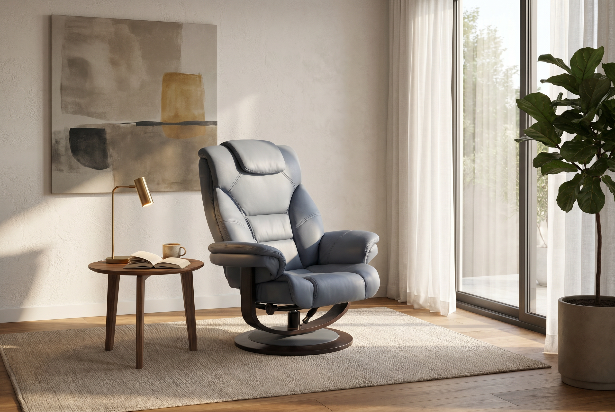 Oslo Euro Recliner w/ Ottoman
