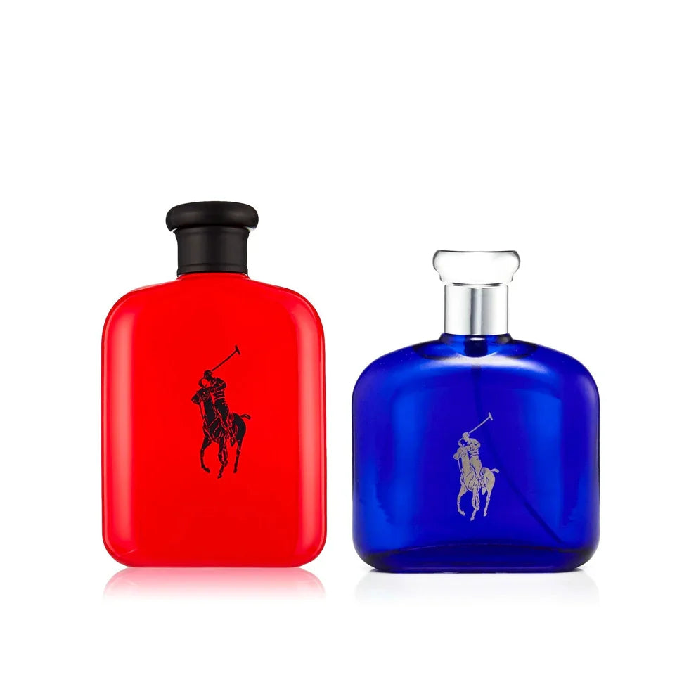 Polo Red by Ralph Lauren and Polo Blue by Ralph Lauren 4.2 oz (2 Pack)