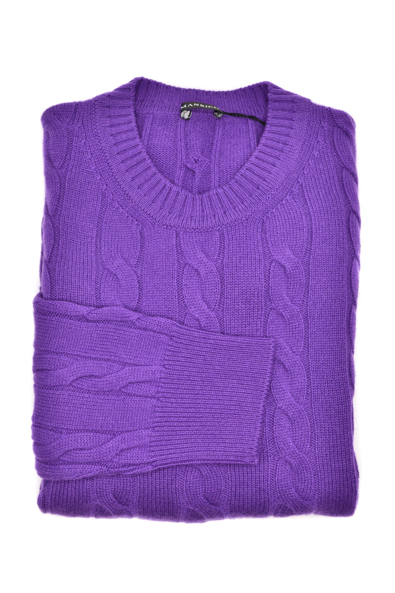 Manrico Cashmere Cable Knit Sweater