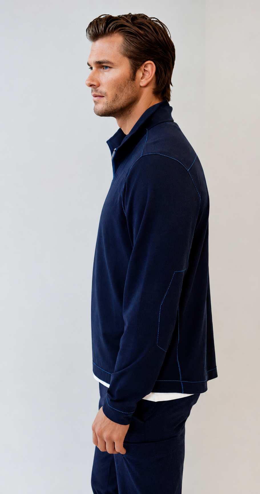 Buki Cinqo Travel Half Zip - Navy - Men