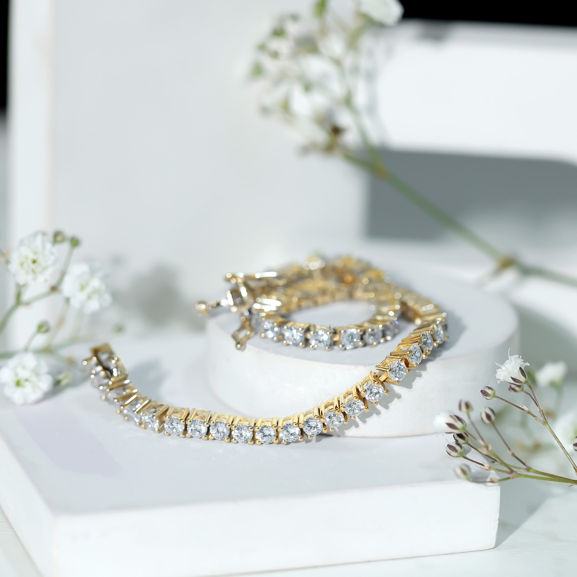 Certified Lab Grown Classic Round Diamond Tennis Bracelet